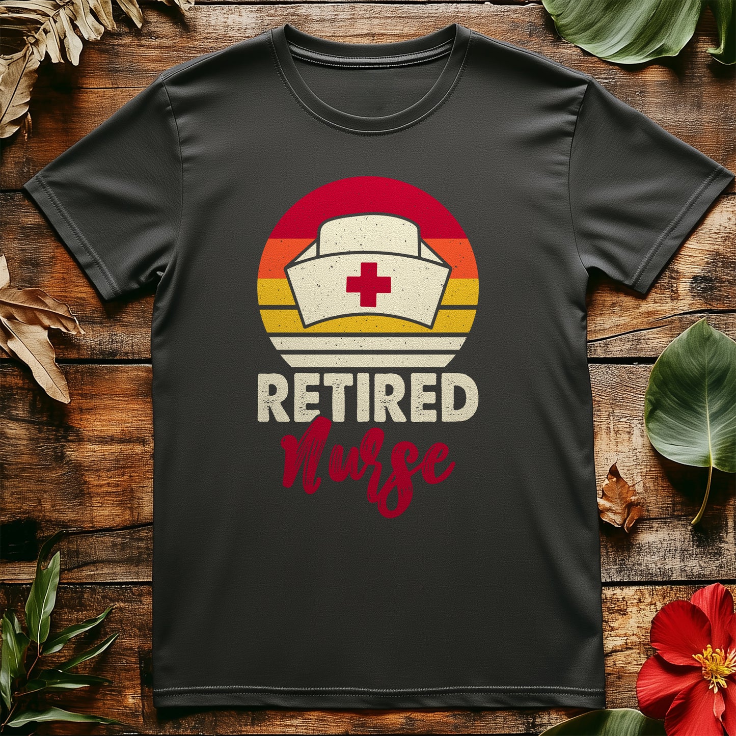 Retired Nurse Sunset T-Shirt