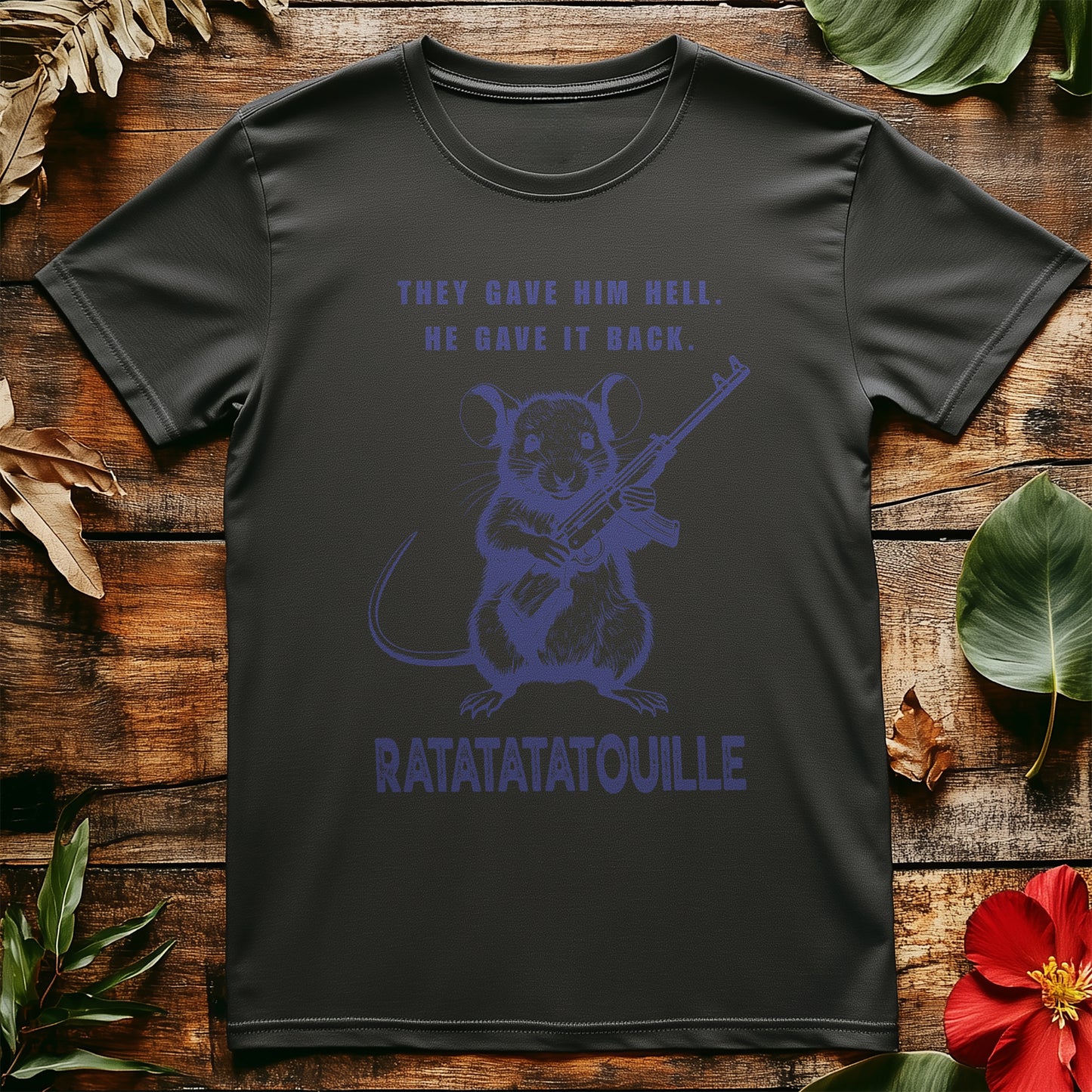 Gun Wielding Rat T-Shirt