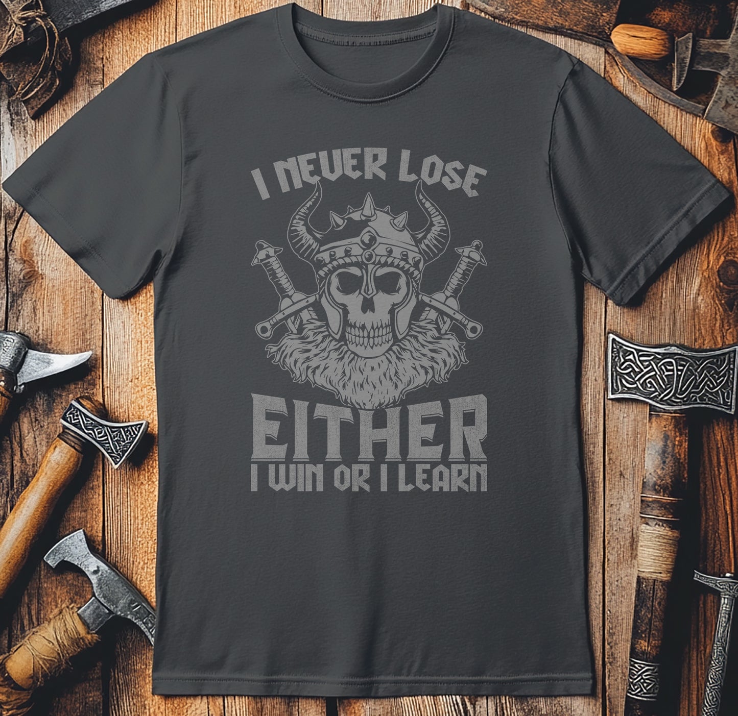 "I Never Lose, I Win or Learn" T-shirt