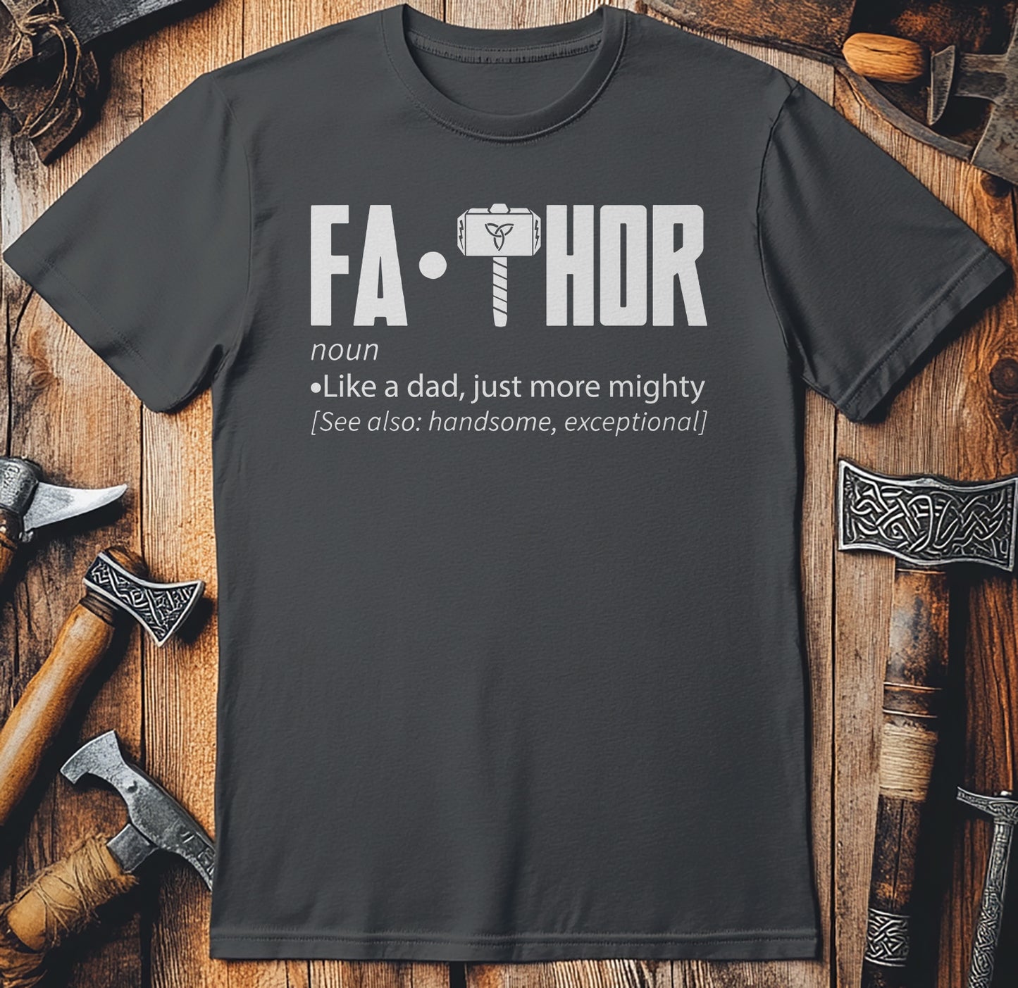 Fa Thor Text T-Shirt