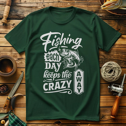 Fishing Each Day Reel in T-Shirt