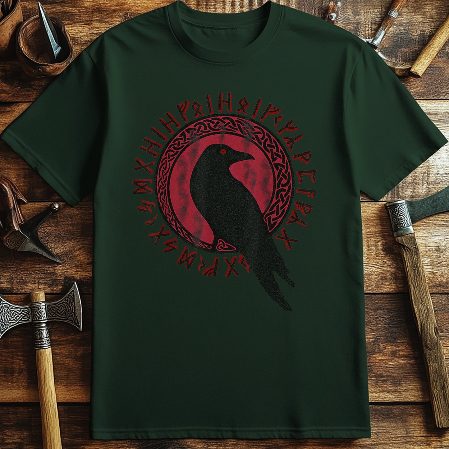 Odin's Raven Huginn & Muninn T-Shirt