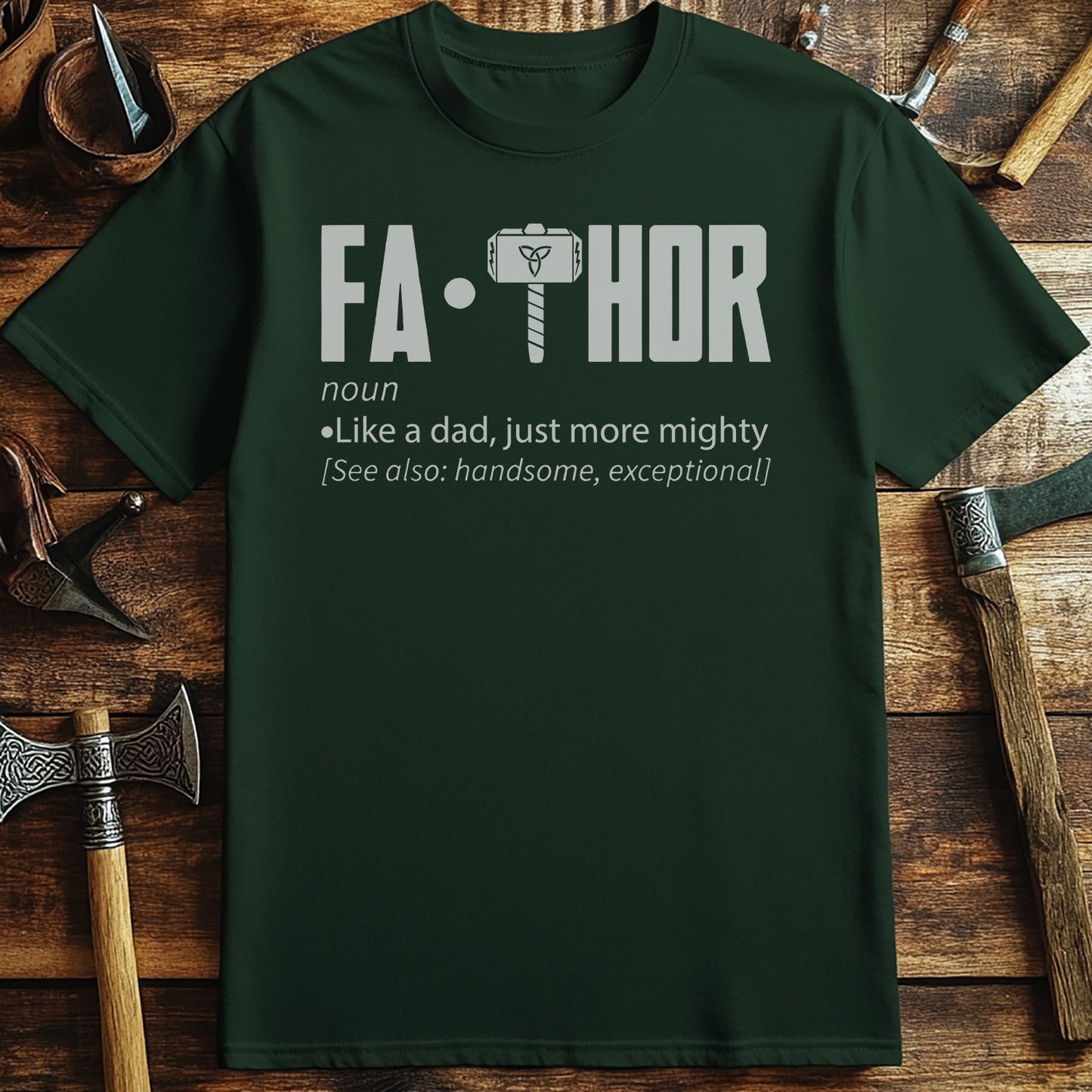 Fa Thor Text T-Shirt