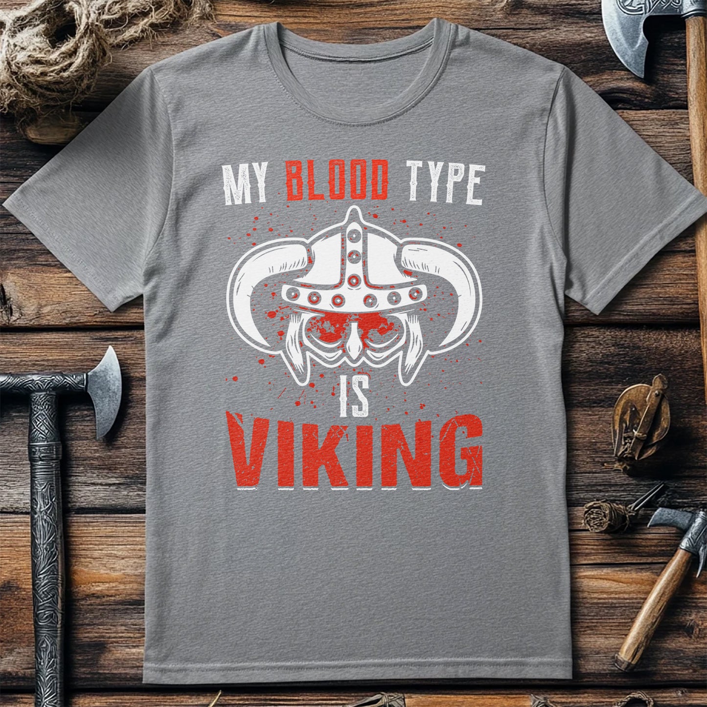 "My Blood Type is Viking" T-Shirt