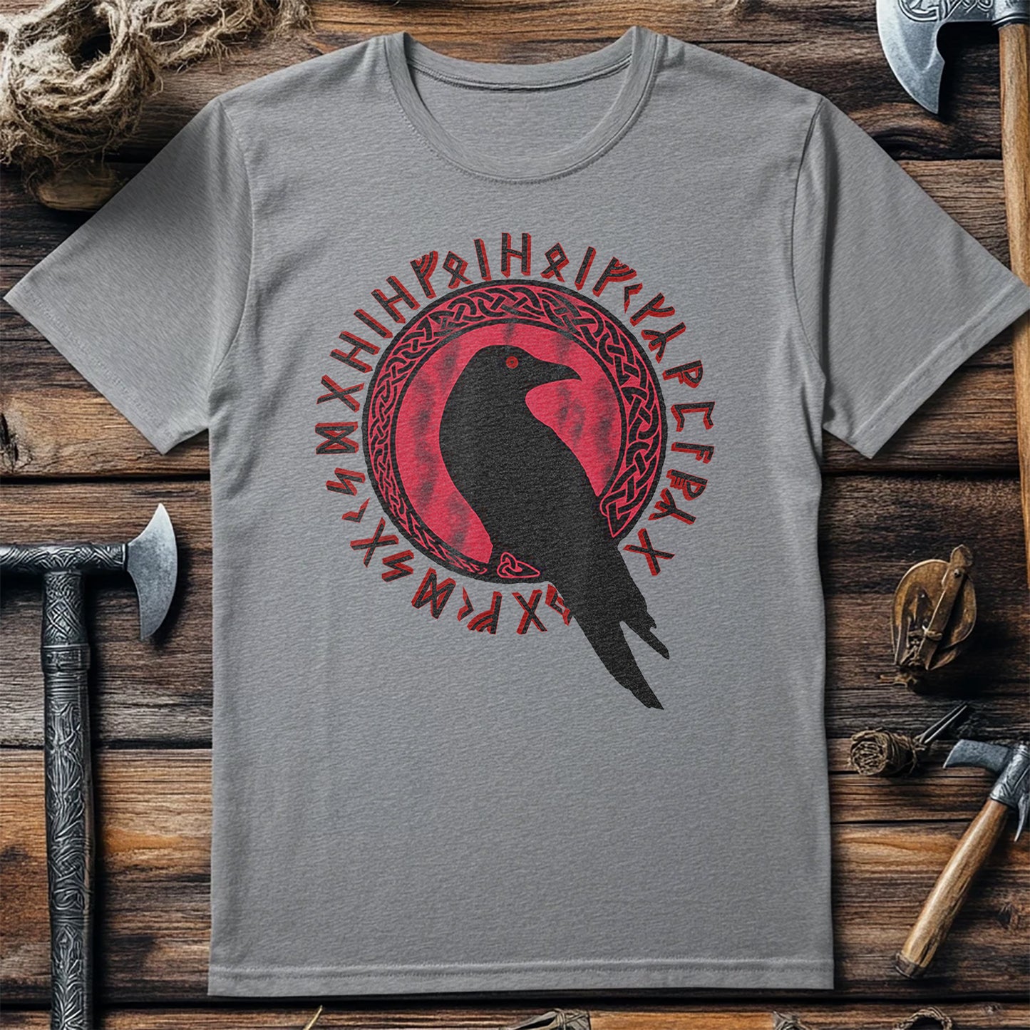 Odin's Raven Huginn & Muninn T-Shirt