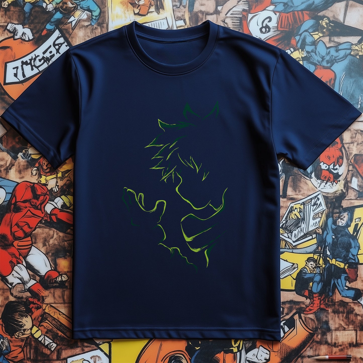 Deku Fist T-shirt - Unleash Your Inner Hero! Funny Anime Style, Unisex Design, 100% Cotton. Perfect for comic book champions!