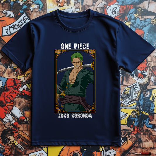 One Piece 03 T-shirt - Join the Straw Hat Pirates! Funny and Adventurous Design, Unisex 100% Cotton. Set sail for laughs!