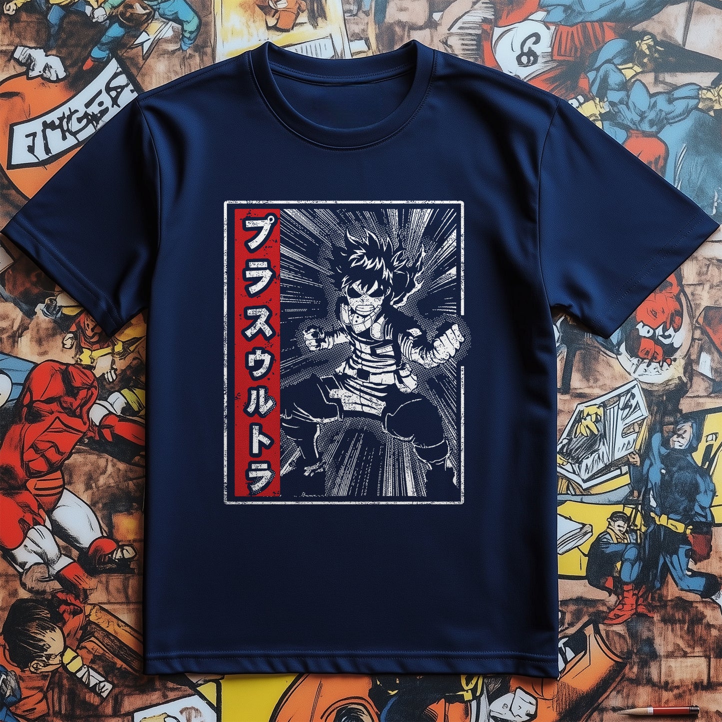 Deku Explode T-Shirt - Unleash Your Inner Hero! Funny Unisex Design, 100% Cotton, Perfect for Comic Book Enthusiasts and Quirk Lovers!