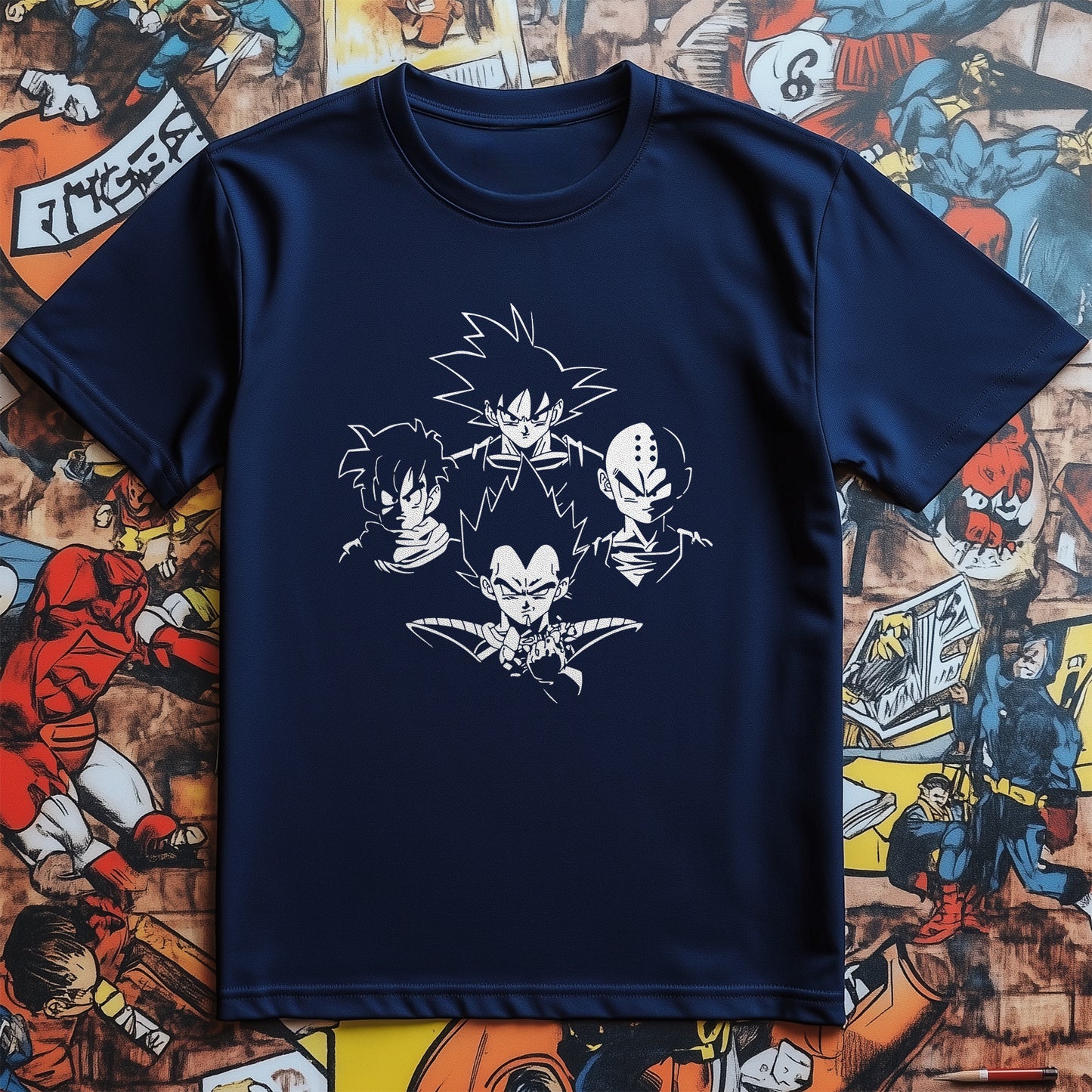 Dragon Ball Z Rhapsody T-shirt - Unleash Your Inner Saiyan! Funny Tee, 100% Cotton, Unisex Design for Epic Power Ups!