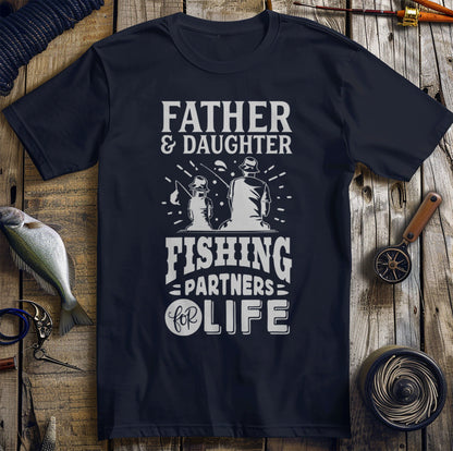 Father and Daughter Fishing T-Shirt