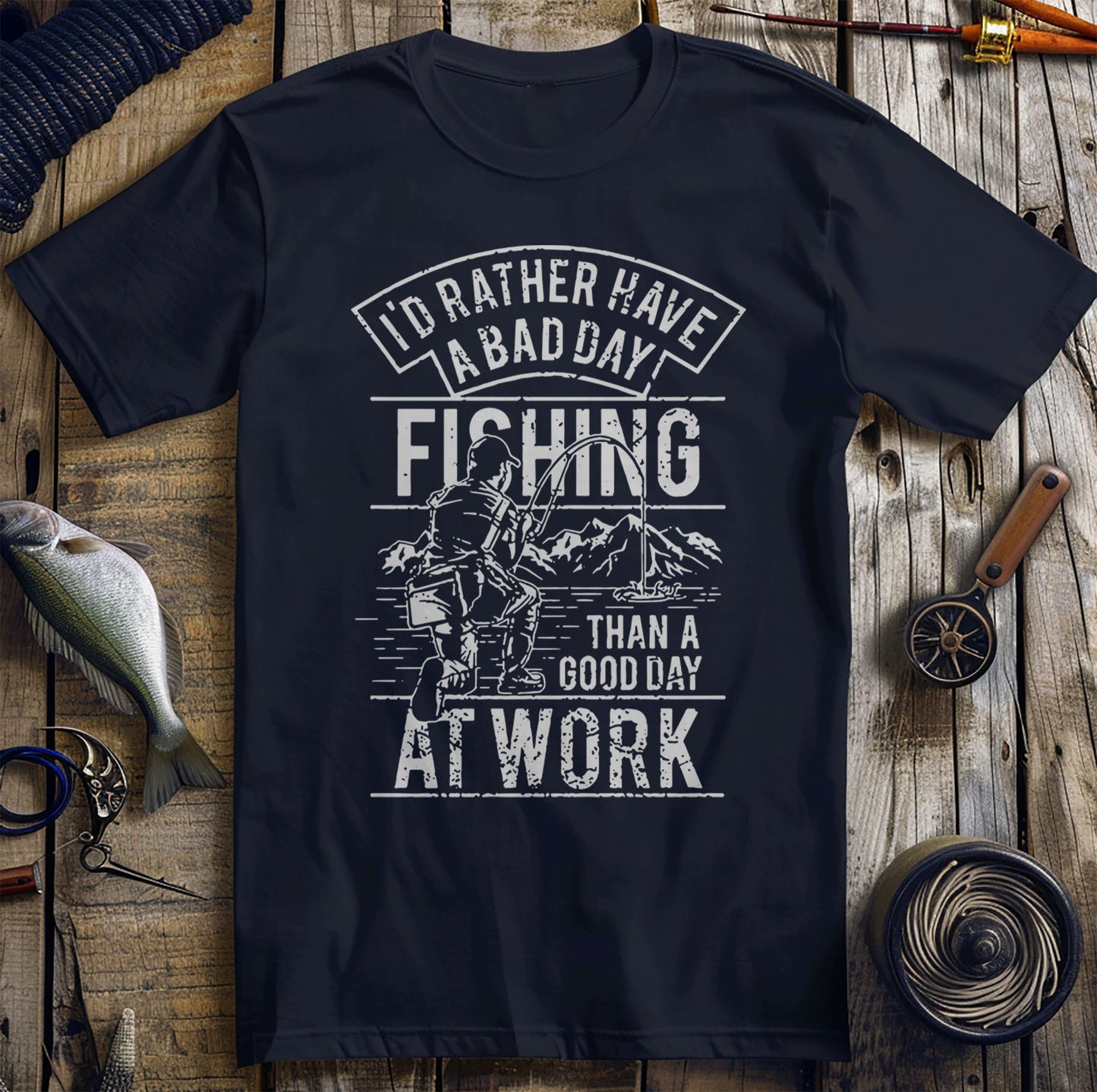 Bad Day Fishing Good Day T-Shirt