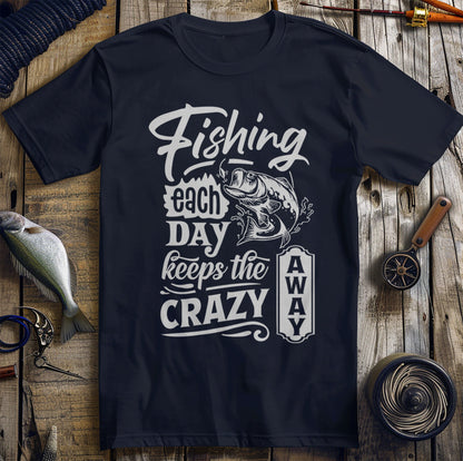 Fishing Each Day Reel in T-Shirt