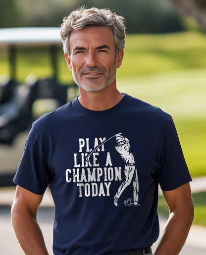 Golf-24 Swing into t-shirt