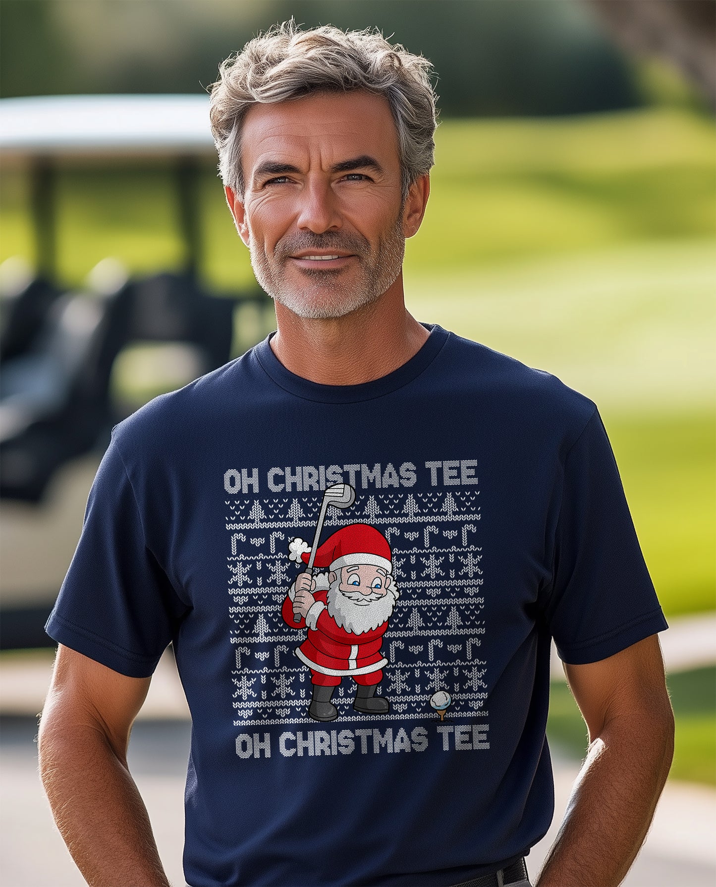 Golf Oh Christmas T-shirt Santa's