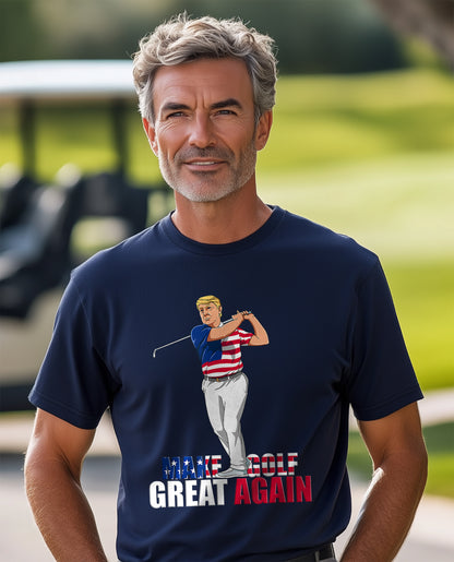 Make Golf Great Again Funny Trump t-shirt