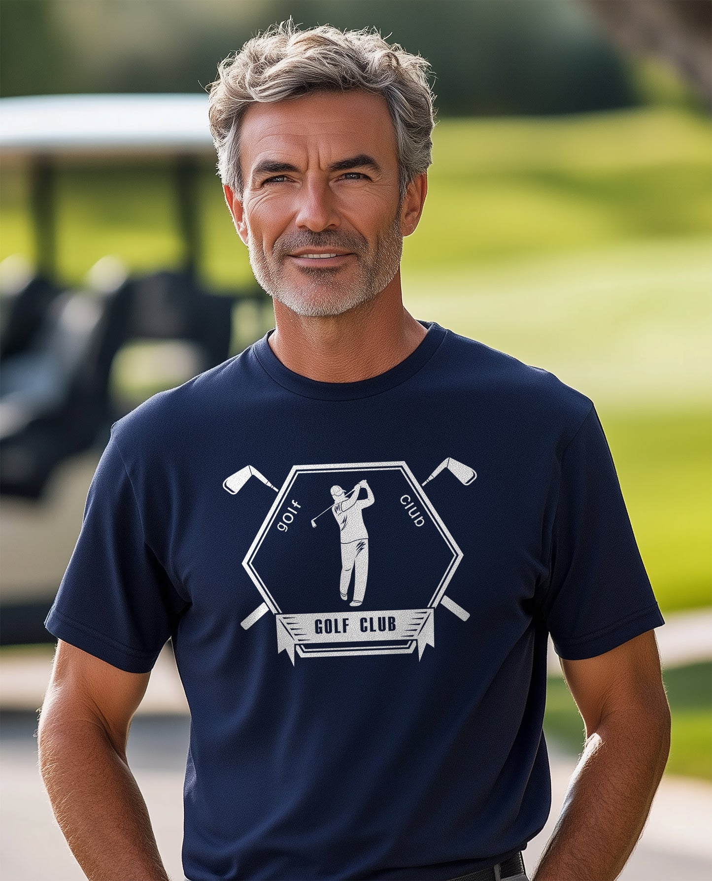 Golf-02 Swing into t-shirt