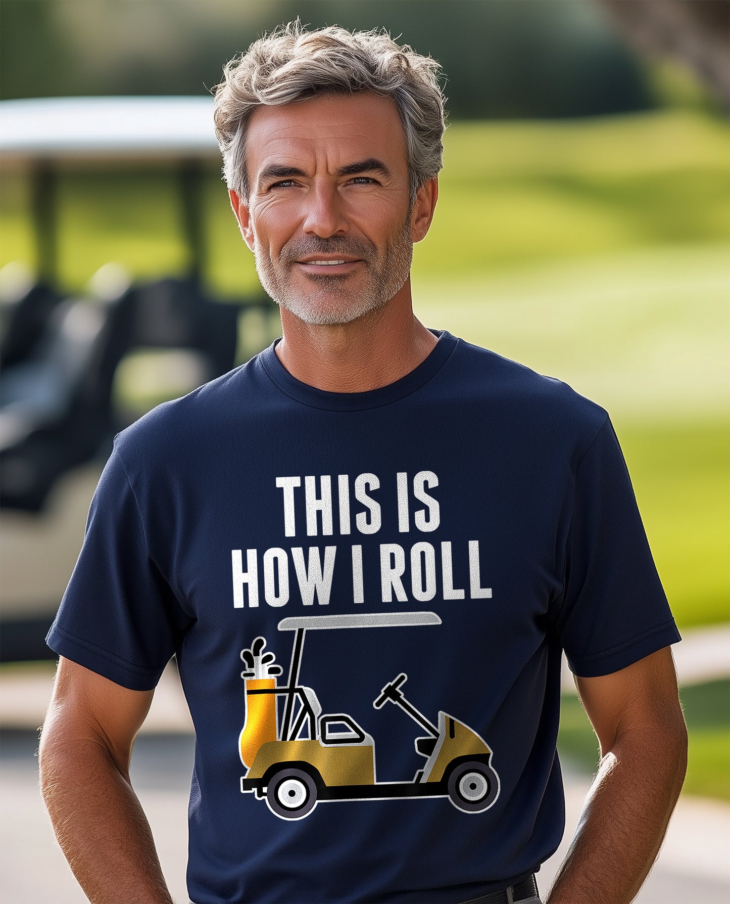 This is How I Roll Golf Cart t-shirt