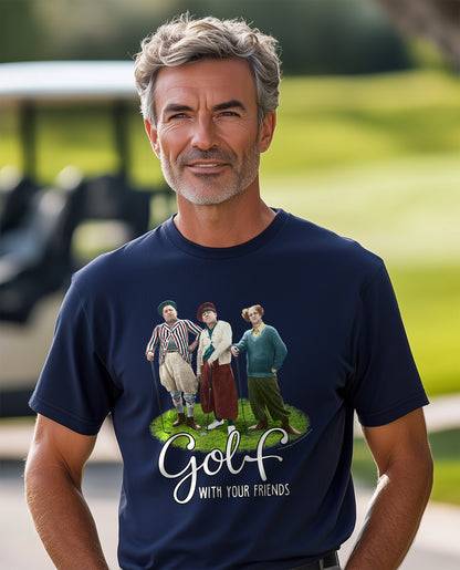 TTS - The Three Stooges Golf with your Friends t-shirt