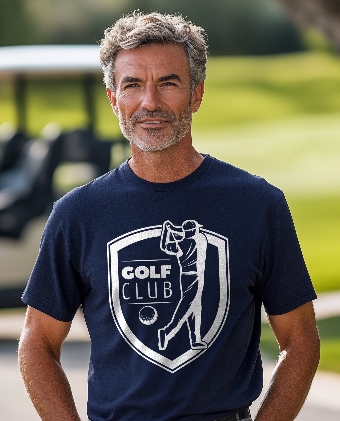 Golf-38 Swing into t-shirt