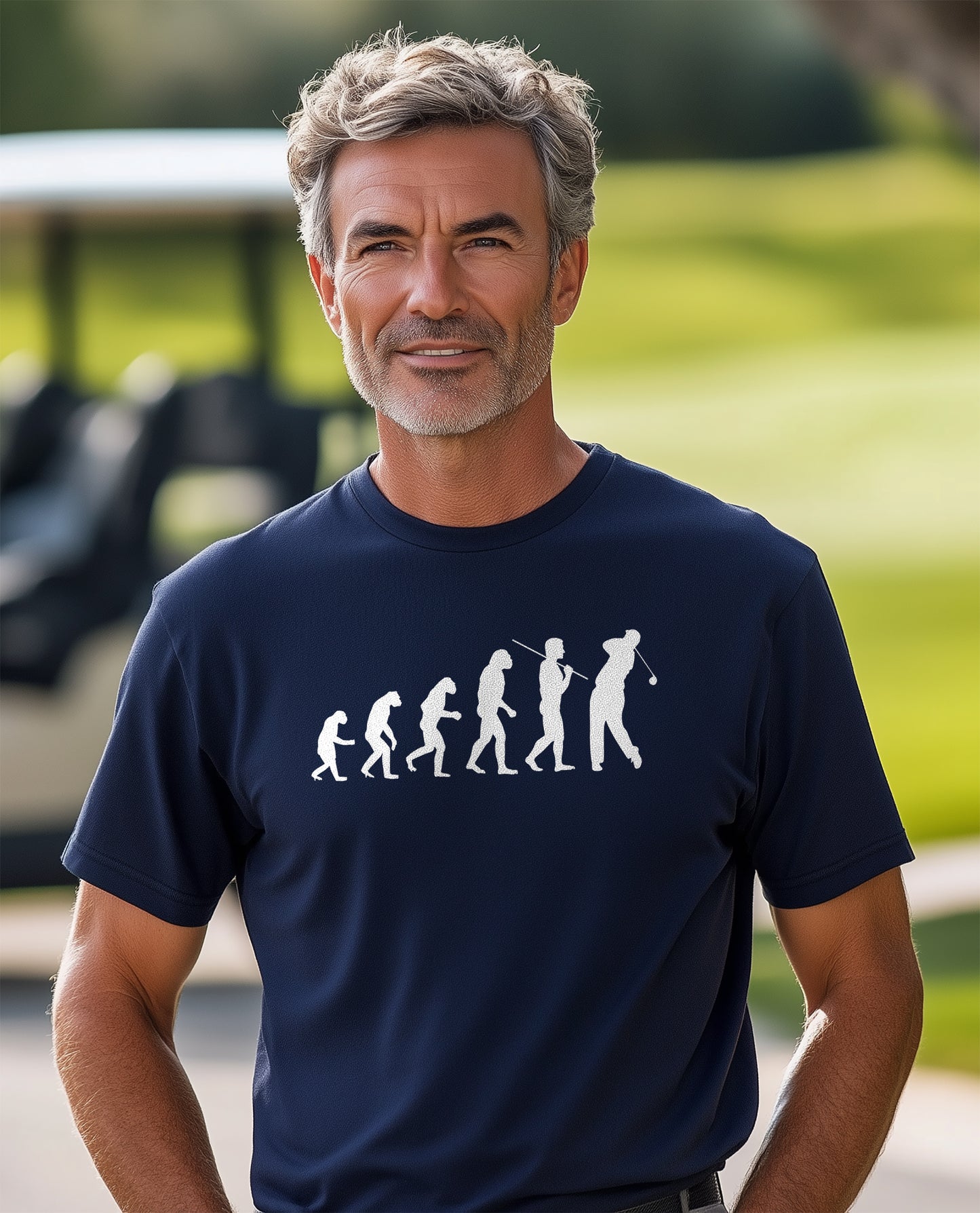 Golf Evolution T-Shirt From Caveman