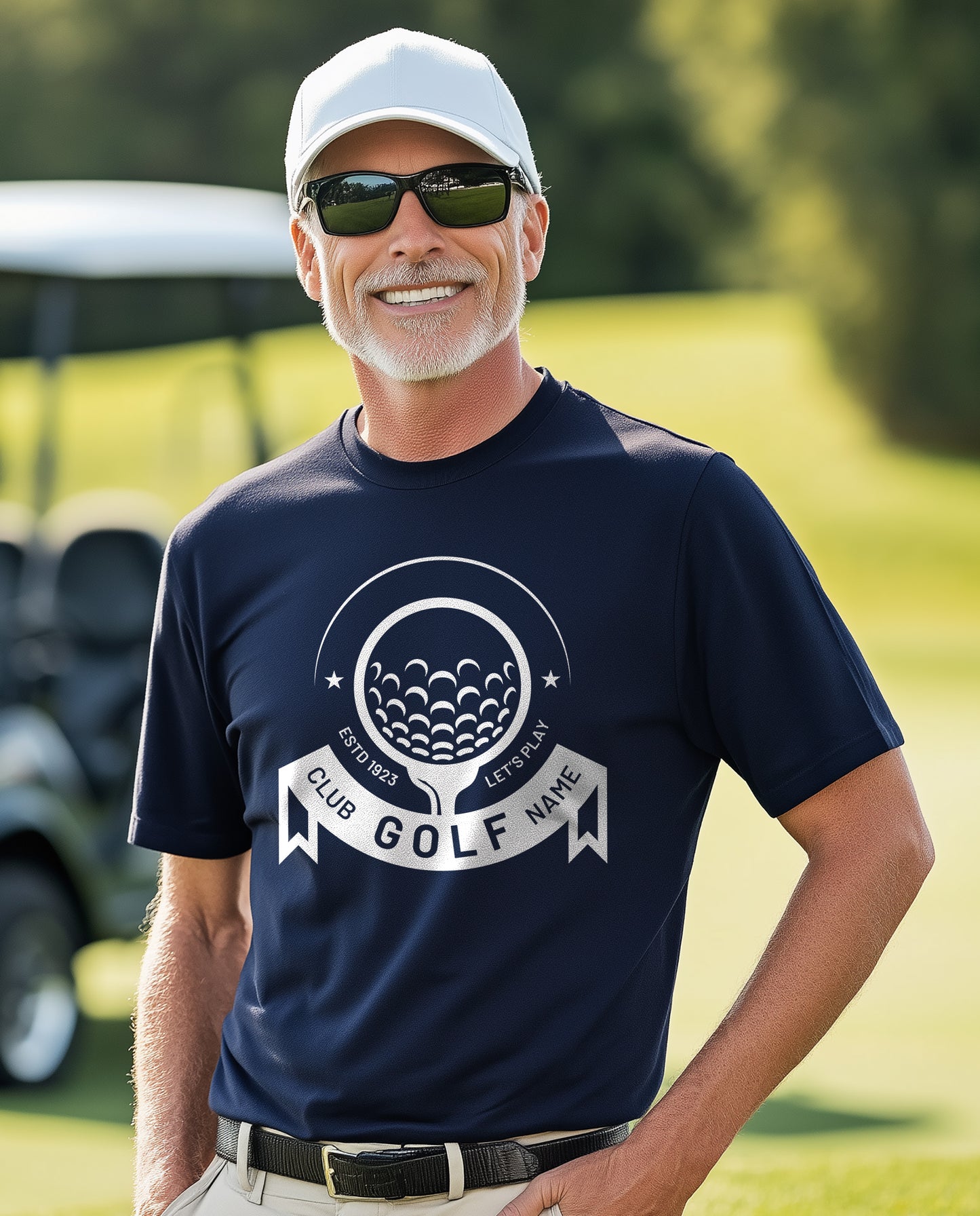 Golf-34 Swing into t-shirt