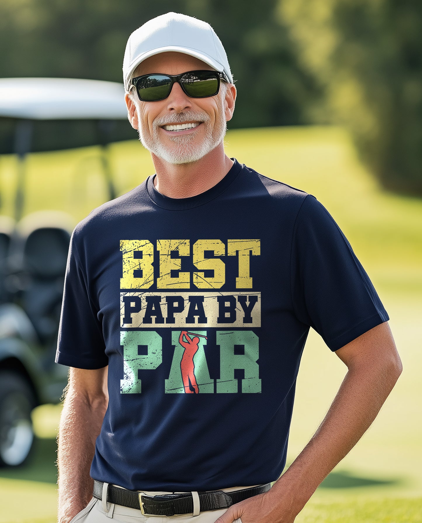 Best Papa by Par Golf T-Shirt