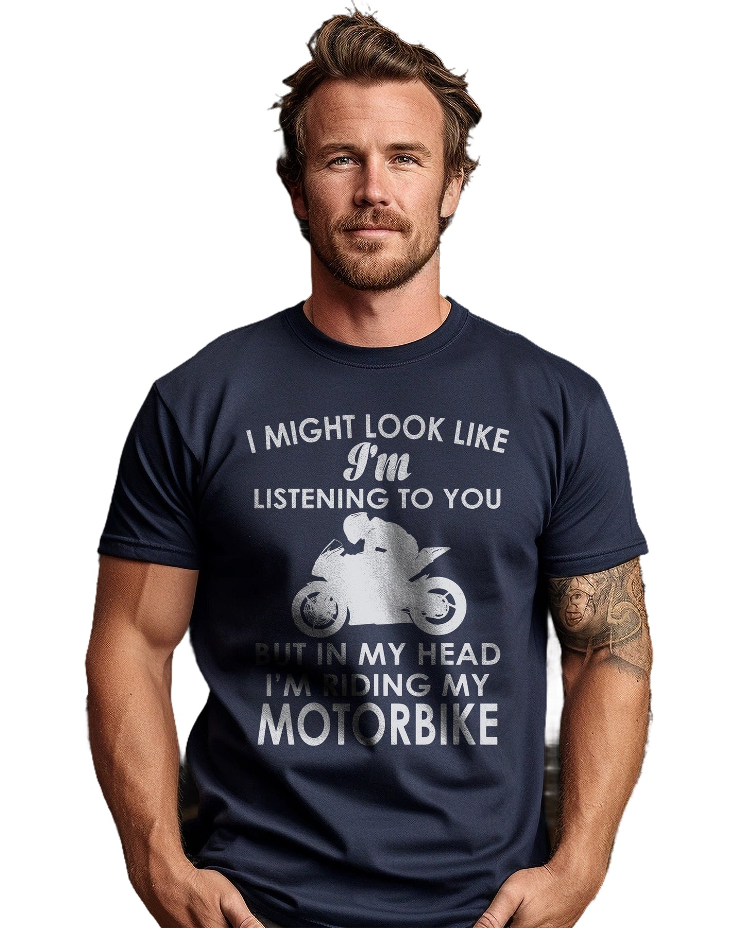 In My Head Riding Sportsbike T-Shirt