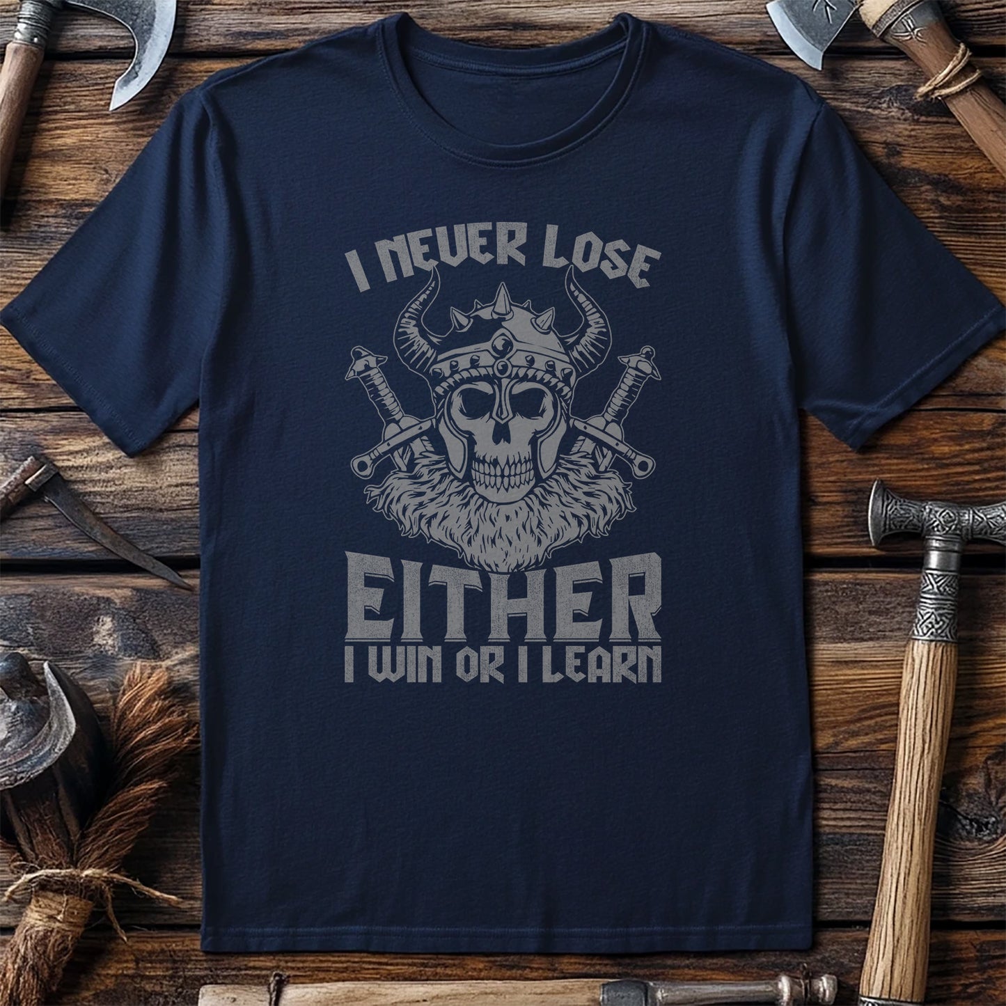 "I Never Lose, I Win or Learn" T-shirt