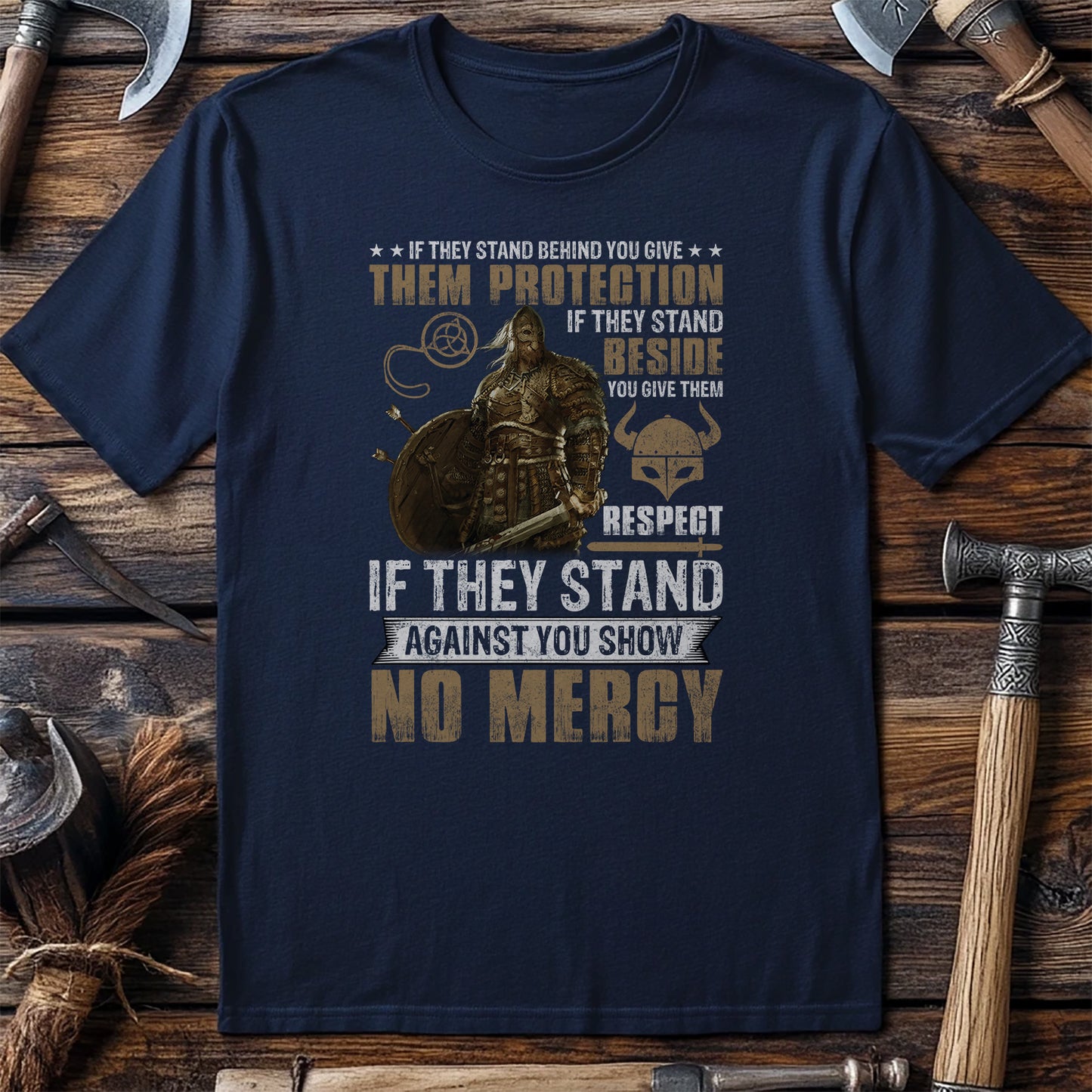 If They Stand Behind You Give Them Protection T-Shirt