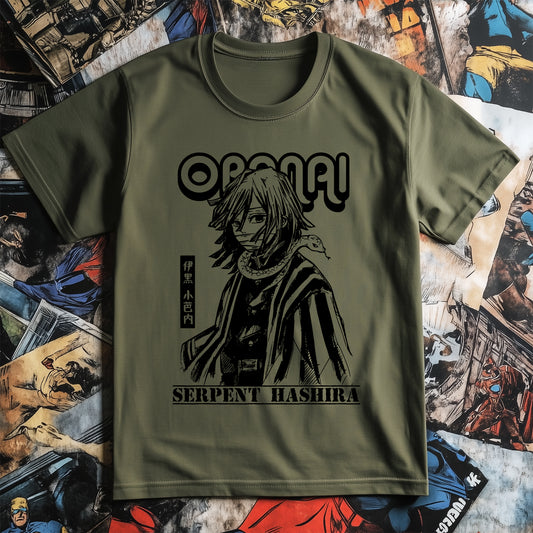 Obanai Igruro T-shirt - Epic Anime Vibes! Unisex, Funny Design for True Fans! Wear Your Fandom with Style and a Smile!