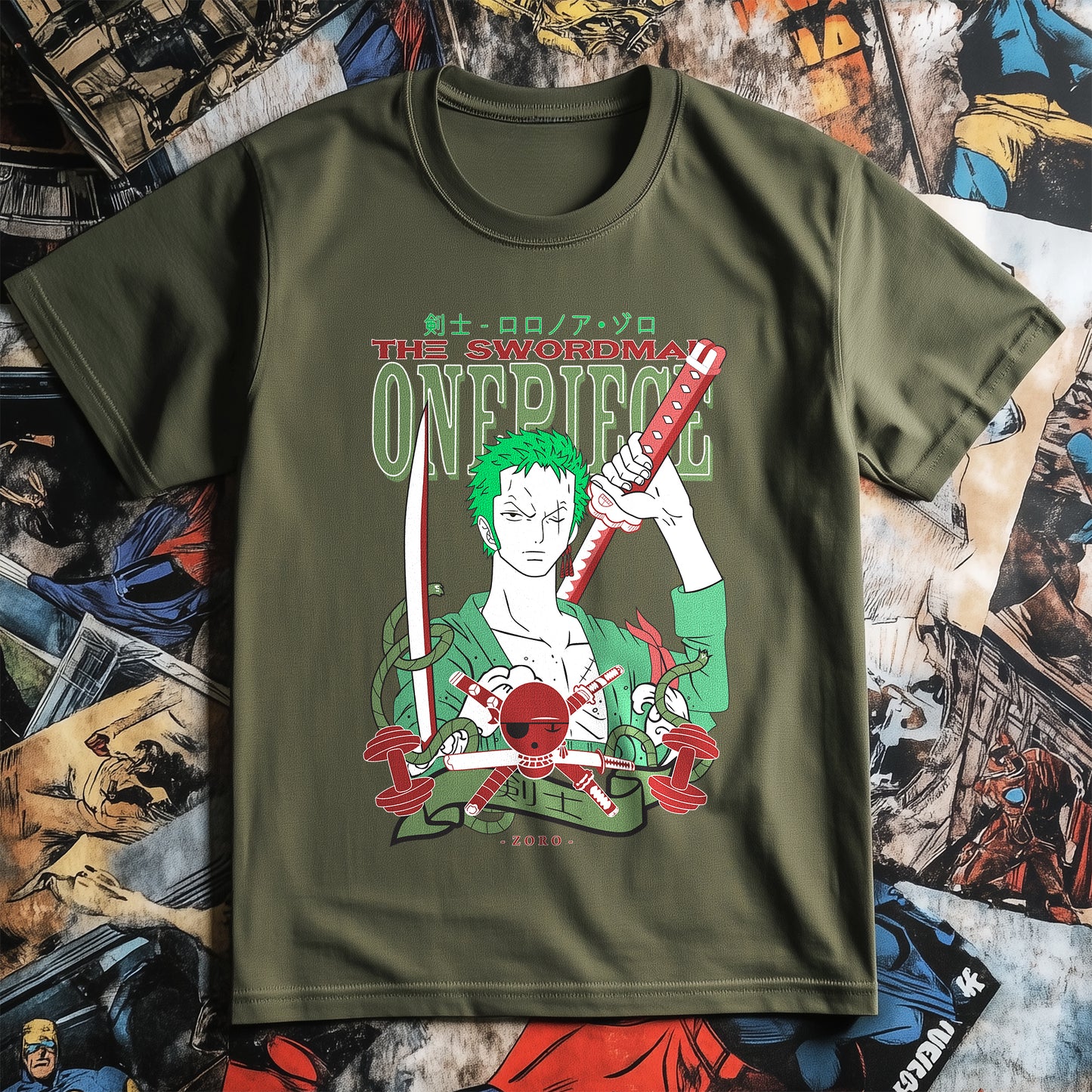 One-Piece-19 T-Shirt – Slice Through Boredom! Funny unisex design for comic fans, wield your humor like a sword!