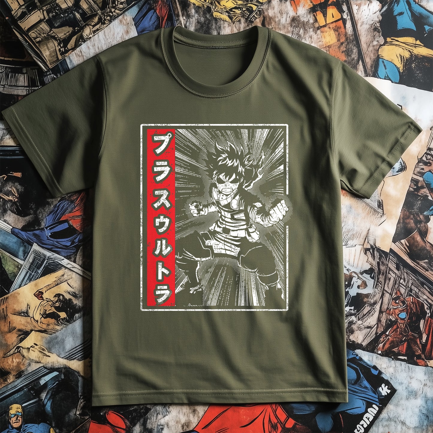 Deku Explode T-Shirt - Unleash Your Inner Hero! Funny Unisex Design, 100% Cotton, Perfect for Comic Book Enthusiasts and Quirk Lovers!