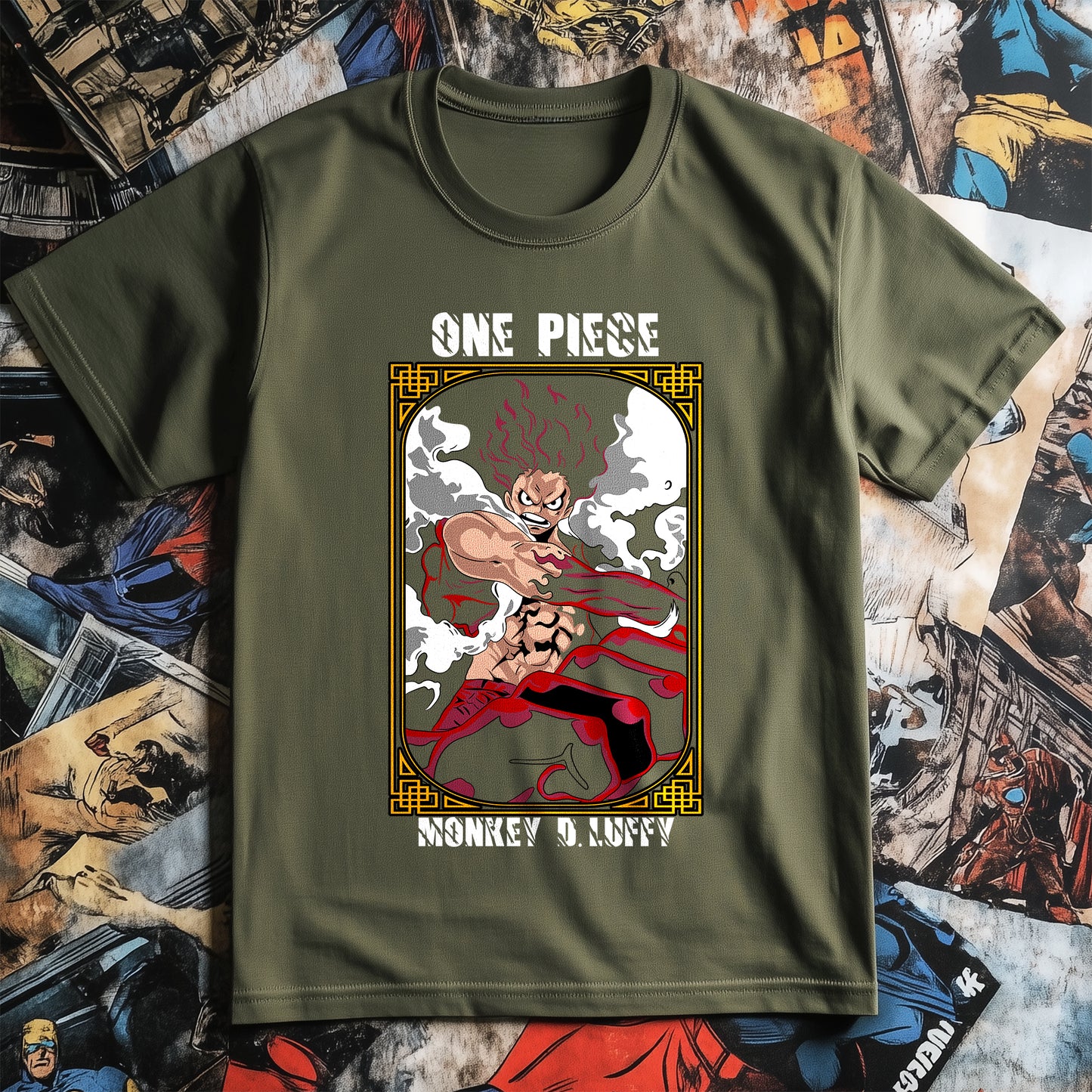 One-Piece-04 T-Shirt - Monkey Business Alert! 100% Cotton, Funny and Unisex Design. Perfect for pirates and primate lovers alike!