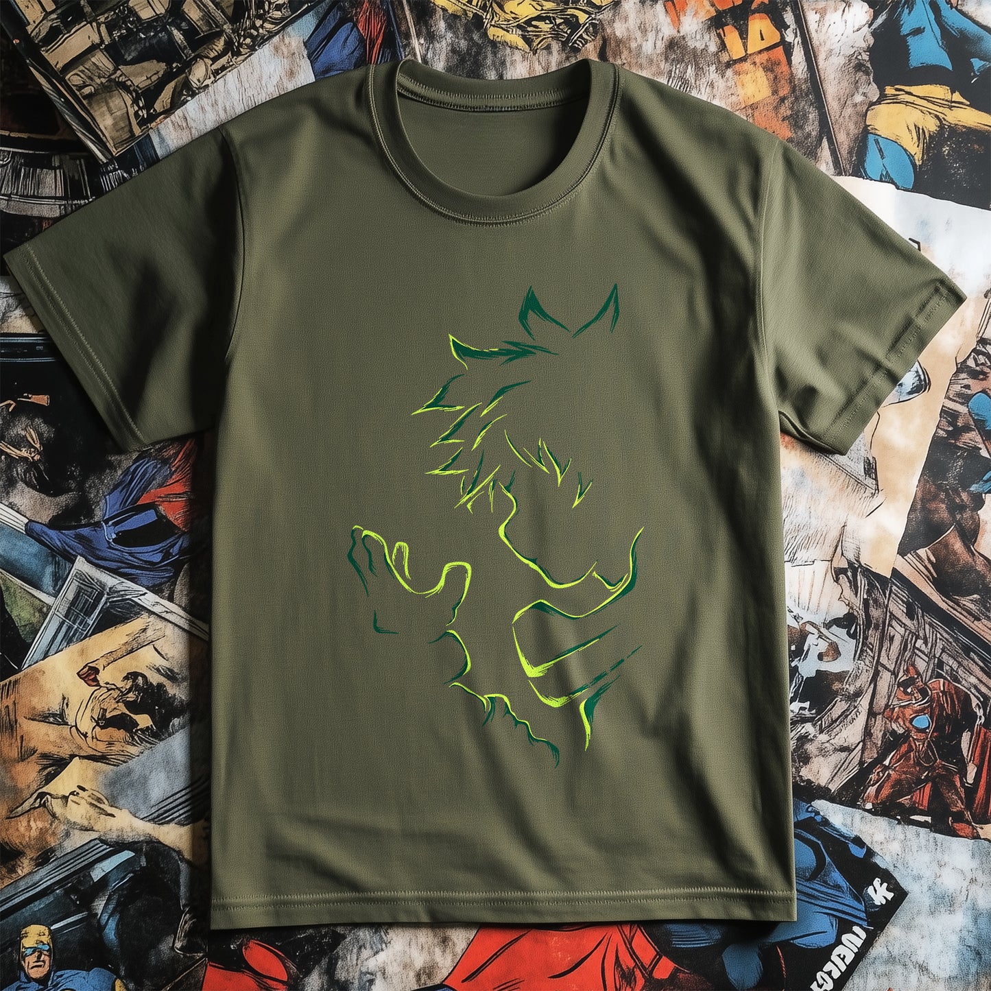 Deku Fist T-shirt - Unleash Your Inner Hero! Funny Anime Style, Unisex Design, 100% Cotton. Perfect for comic book champions!