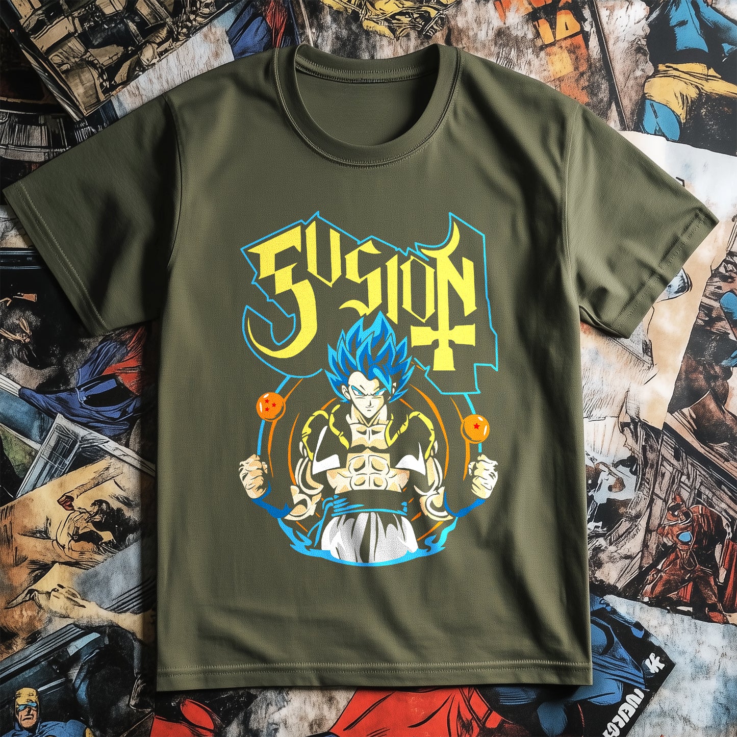 DBZ AH T-Shirt - Unleash Your Inner Saiyan! Funny Graphic Tee, Unisex Design, Perfect for Dragon Ball Fans and Epic Adventures!