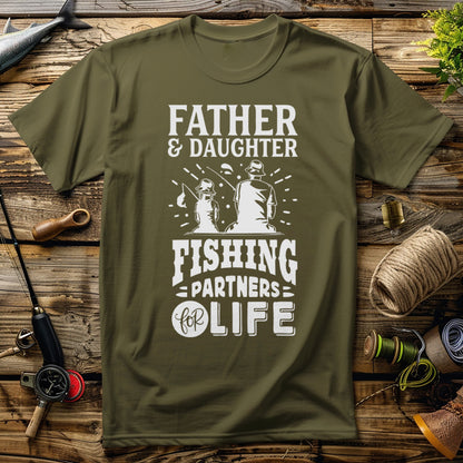 Father and Daughter Fishing T-Shirt