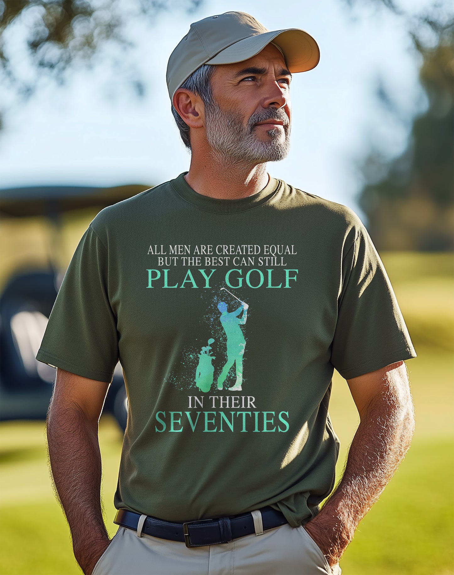 Golfing in Your Seventies t-shirt