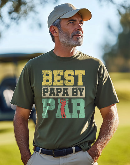 Best Papa by Par Golf T-Shirt