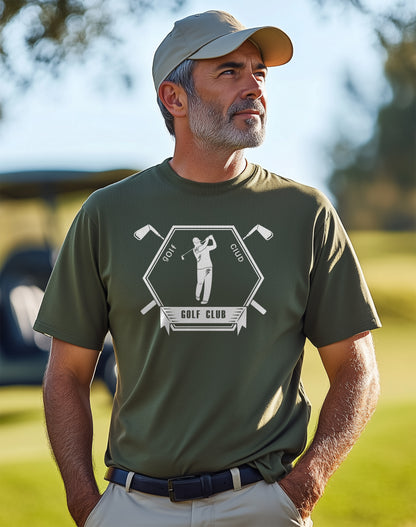 Golf-02 Swing into t-shirt