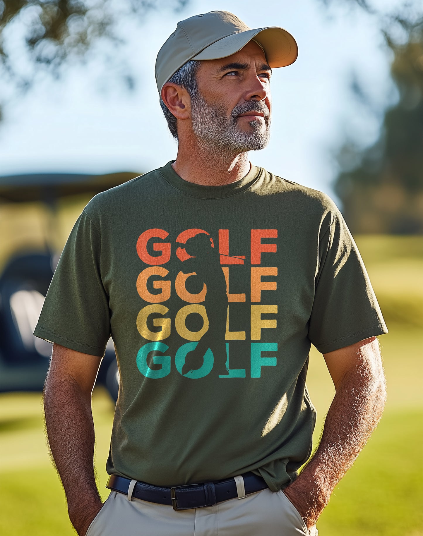 Retro Vintage Golfing Gift T-Shirt