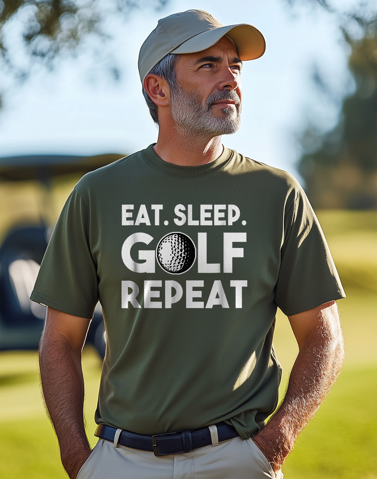 Eat Sleep Golf Repeat T-Shirt