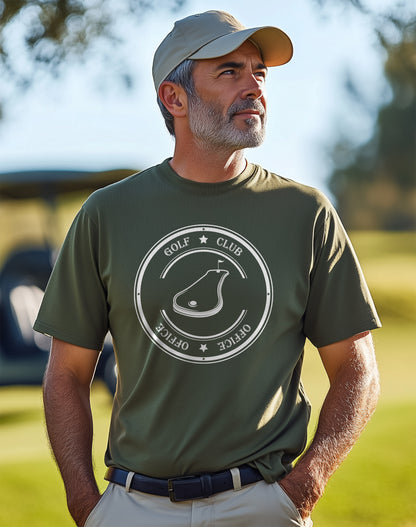 Golf-03 Pig Tee Swing into t-shirt