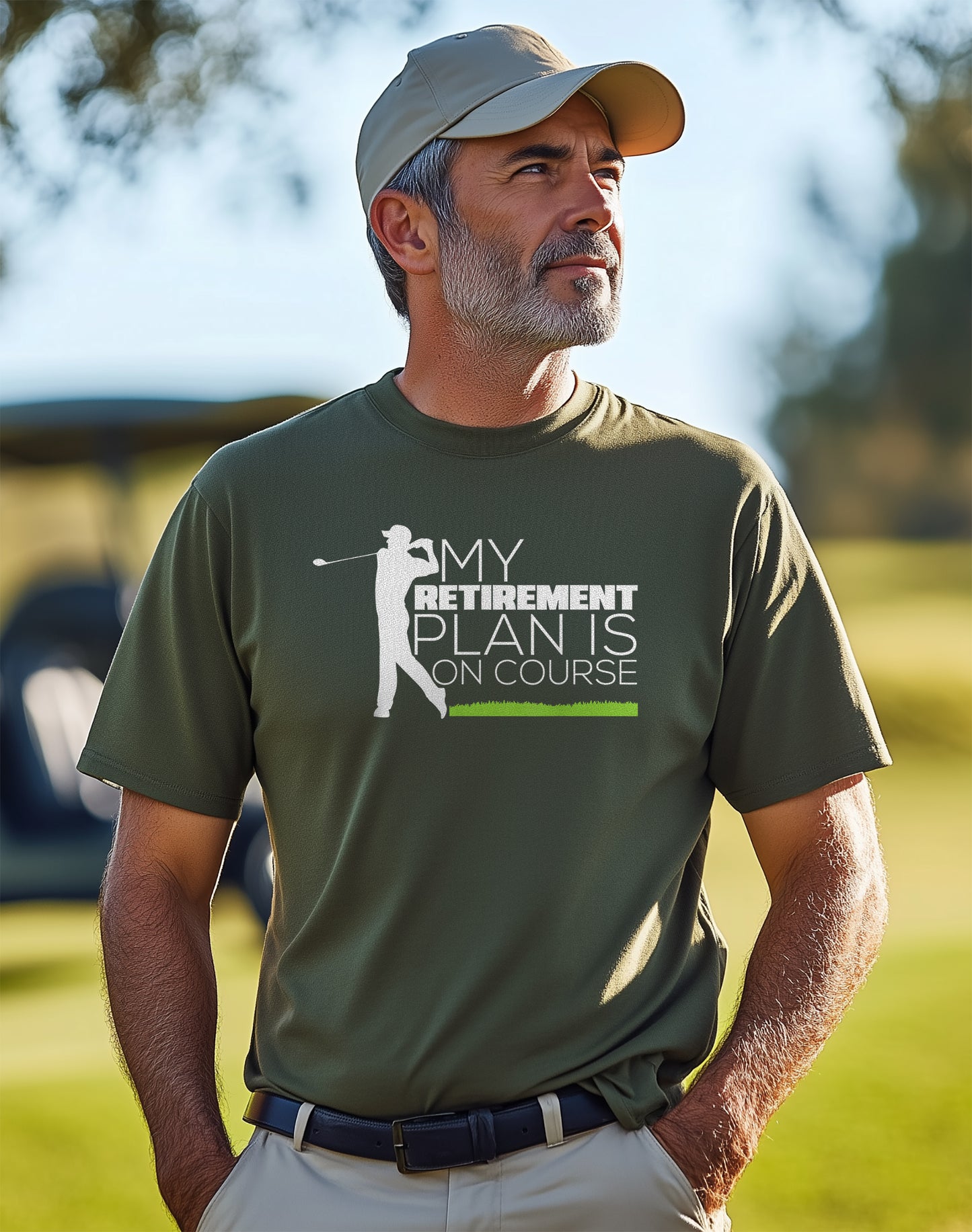 My Retirement Plan Is On Course t-shirt