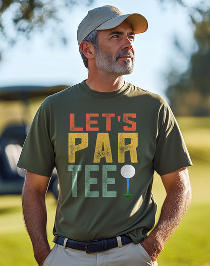 Retro Golf League Let’s Partee t-shirt