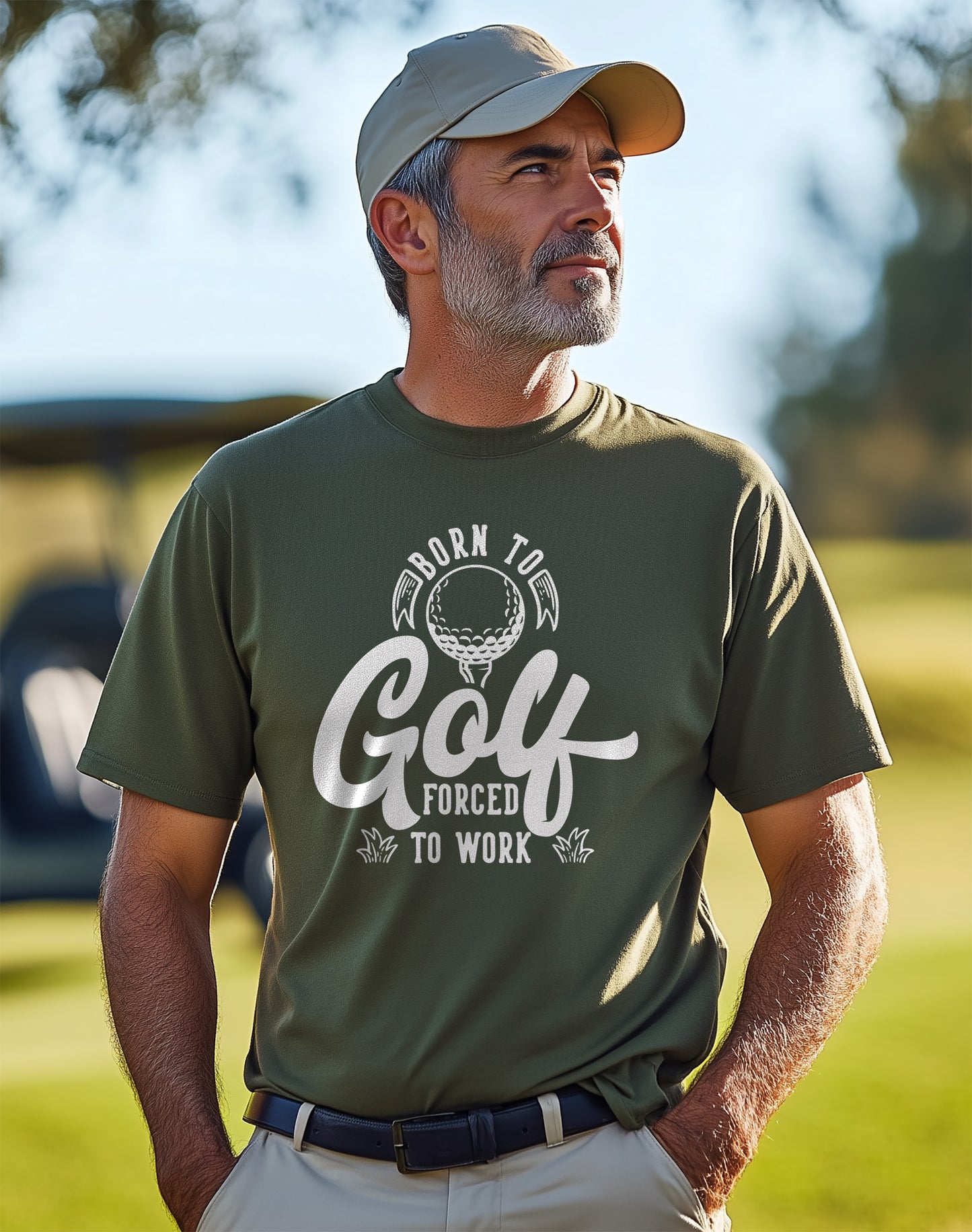 Golf-33 Swing into t-shirt