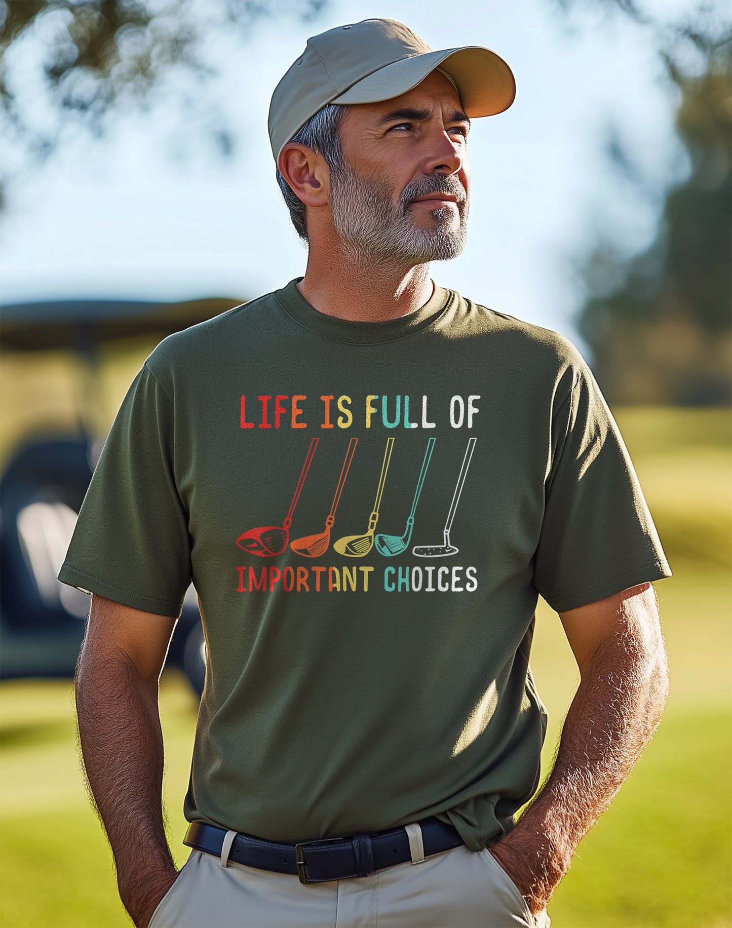 Vintage Retro Golf Fore! t-shirt