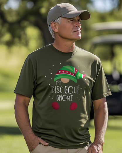 Disc Golf Gnome Family Christmas t-shirt