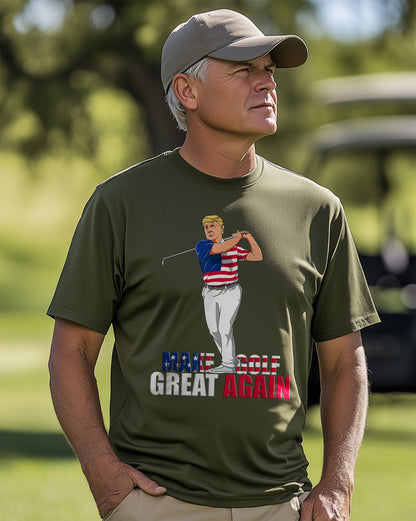 Make Golf Great Again Funny Trump t-shirt