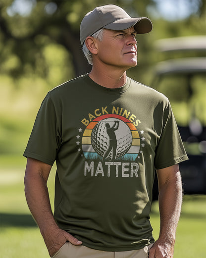 Back Nines Matter T-Shirt - Retro