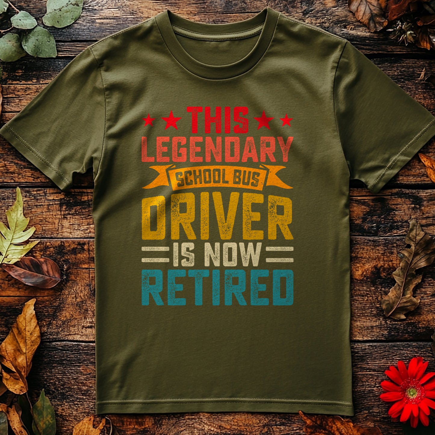 Retired School Bus Driver T-shirt